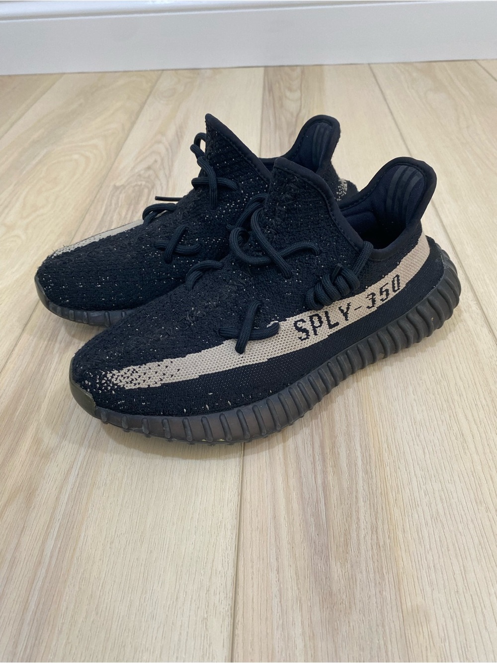 Size 8 - Men’s Adidas Yeezy Boost 350 V2 Oreo Black White BY1604 Sneaker Shoes